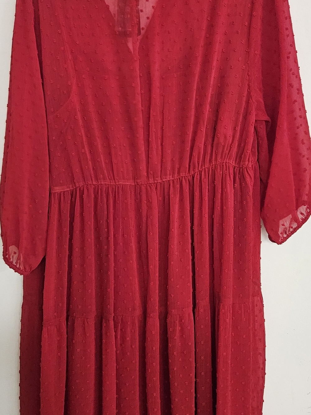 Torrid Red Textured Women's Dress - Picture 5 of 8